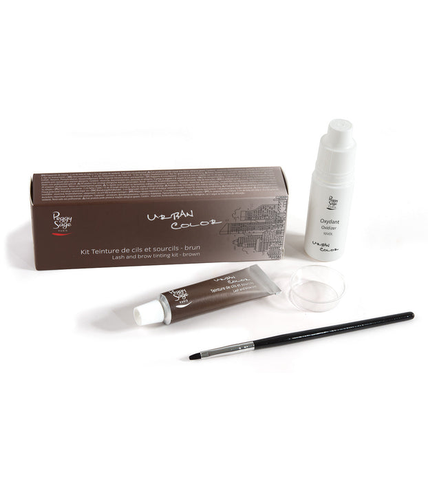 PEGGY SAGE  KIT TINTA PER LE CIGLIA E LE SOPRACCIGLIA  BRUN
