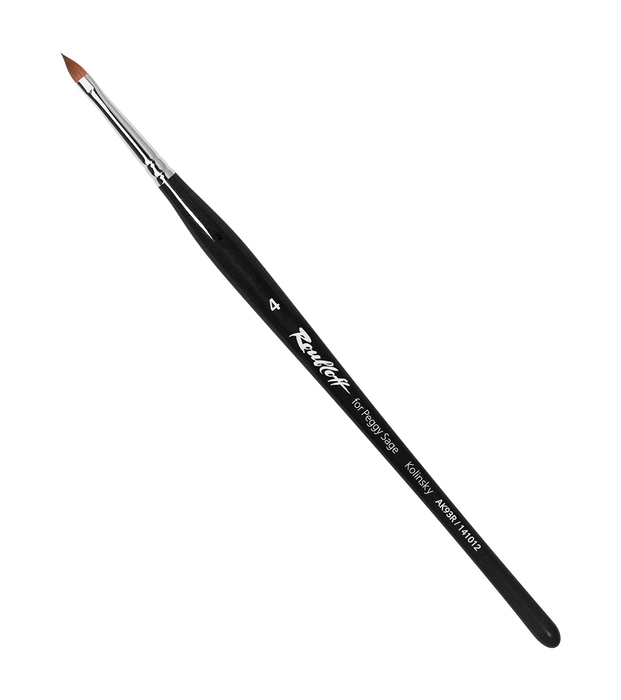PEGGY SAGE  PENNELLO RESINA KOLINSKY ROUBLOFF AK93R-4 SETOLE NAT