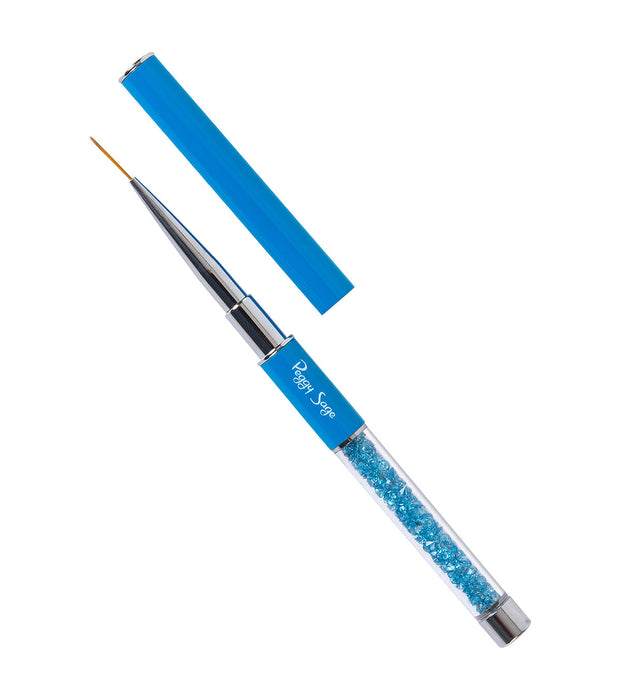 PEGGY SAGE  PENNELLO NAIL ART CRYSTAL  LINER ULTRA FINE LUNGO
