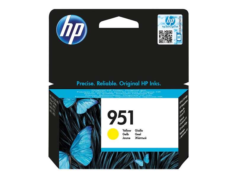 HP 951 Giallo Cartuccia d'Inchiostro Originale - CN052AE