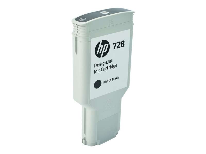 HP 728 Nero Opaco Cartuccia d'Inchiostro Originale - F9J68A