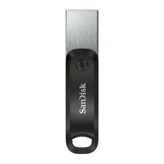 Sandisk IXpand Go Memoria USB 3.0 e Lightning 64GB - Design Metallico/Plastico - Colore Acciaio/Nero (Pendrive)