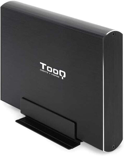 Tooq Scatola Esterna HDD 3.5" SATA USB 3.0/3.1 Gen1 con Supporto - Colore Nero