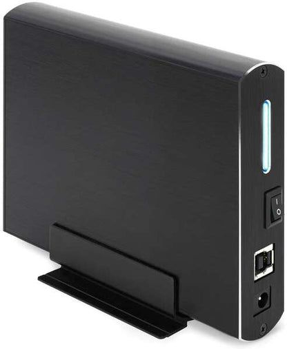 Tooq Scatola Esterna HDD 3.5" SATA USB 3.0/3.1 Gen1 con Supporto - Colore Nero