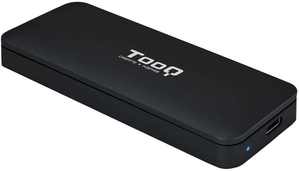 Tooq Custodia Esterna SSD M.2 NVMe PCIe USB-C - Colore Nero