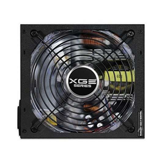 Tooq XGE II Alimentatore Gaming 700W ATX 2.3 12V - PFC Attivo - Certificazione 80 Plus Bronze - Ventola Silenziosa 140mm con Illuminazione LED - Colore Nero