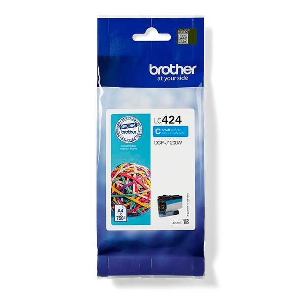 Brother LC424 Ciano Cartuccia d'Inchiostro Originale - LC424C