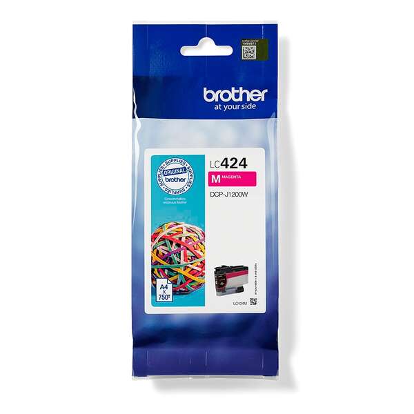 Brother LC424 Magenta Cartuccia d'Inchiostro Originale - LC424M