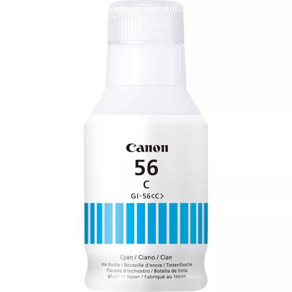 Canon GI56 Ciano Bottiglia d'Inchiostro Originale - GI56C/4430C001