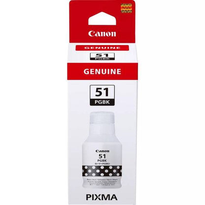 Canon GI51 Nero Flacone d'Inchiostro Originale - GI51PGBK/4529C001
