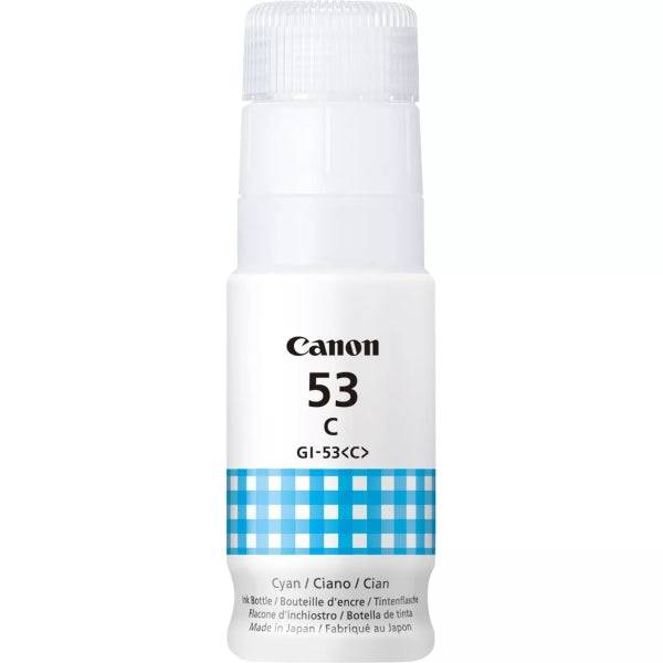 Canon GI53 Ciano Bottiglia d'Inchiostro Originale - GI53C/4673C001
