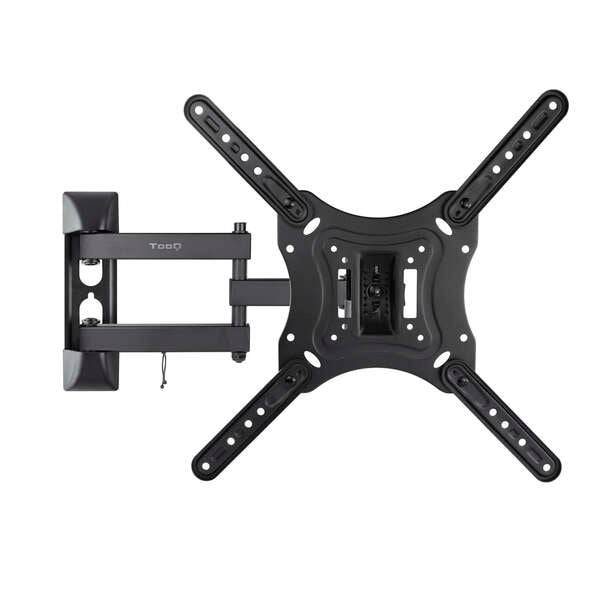 Tooq Supporto da Parete con Braccio Articolato per TV da 23"-55" - Girevole e Inclinabile - Gestione dei Cavi - Peso Max 30kg - VESA 400x400mm - Colore Nero