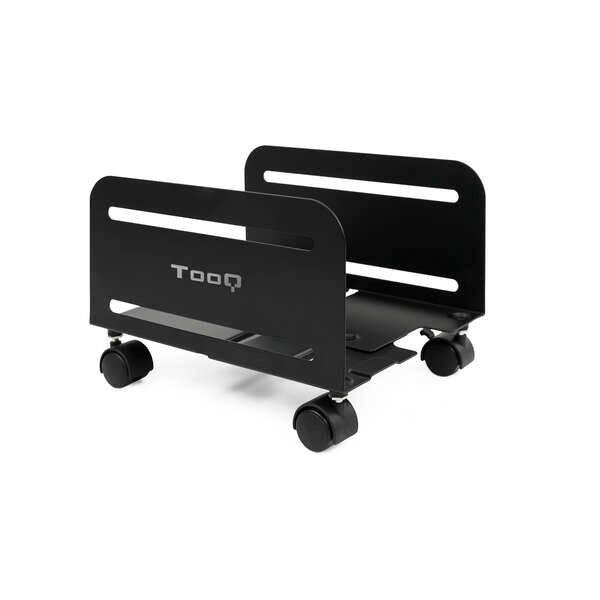 Tooq Supporto da Pavimento con Ruote per CPU da 119-209mm di Larghezza - Peso Max 10kg - Colore Nero