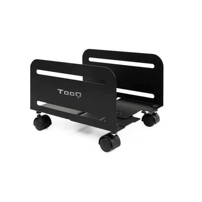 Tooq Supporto da Pavimento con Ruote per CPU da 119-209mm di Larghezza - Peso Max 10kg - Colore Nero