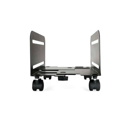 Tooq Supporto da Pavimento con Ruote per CPU da 119-209mm di Larghezza - Peso Max 10kg - Colore Nero