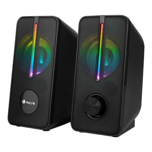 NGS Gaming GSX-150 Altoparlanti USB 2.0 12W - Illuminazione Led RGB - Connessione Jack 3.5mm - Controlli sull'Altoparlante