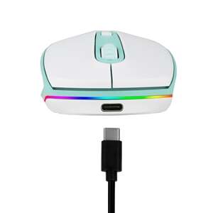 Mouse Wireless Bluetooth USB NGS Smogmint-RB 2400dpi - LED RGB - 3 Pulsanti - Ambidestro - Ricaricabile