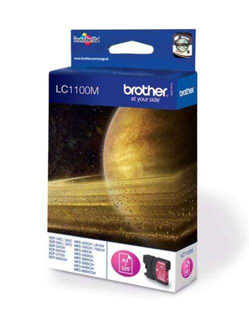 Brother LC1100 Cartuccia Inchiostro Originale Magenta - LC1100M