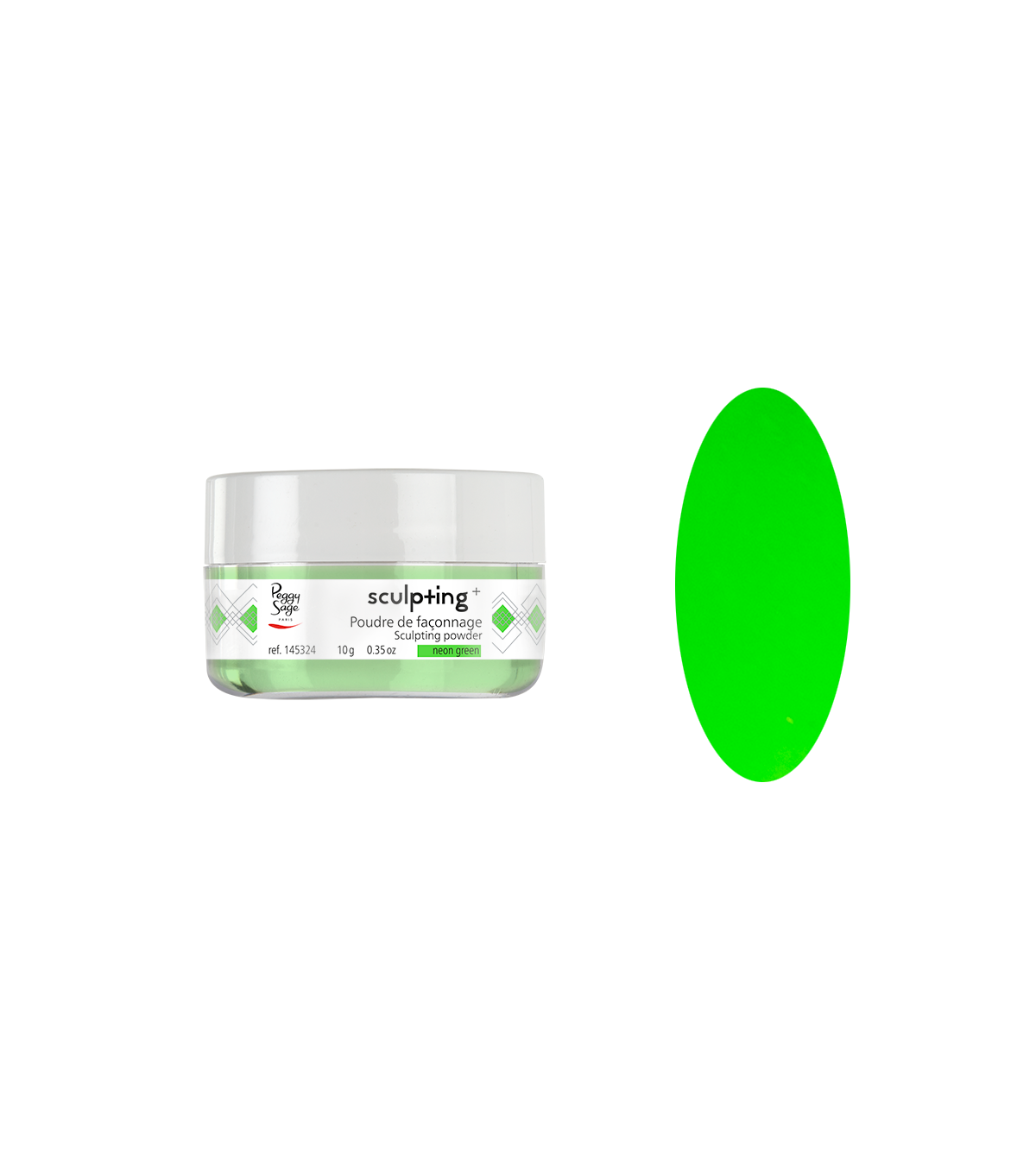 Peggy Sage  Polvere Di Modellatura Neon Green -10g