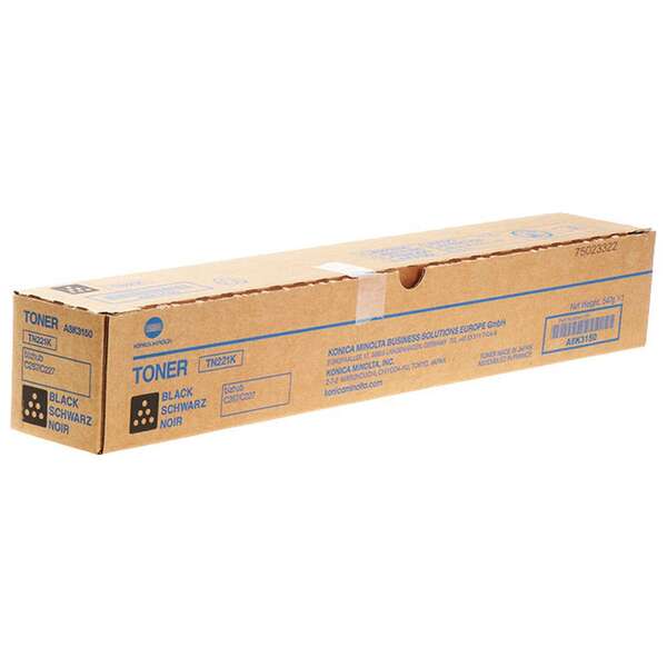Konica Minolta TN221 Nero Cartuccia Toner Originale - TN221K/A8K3150