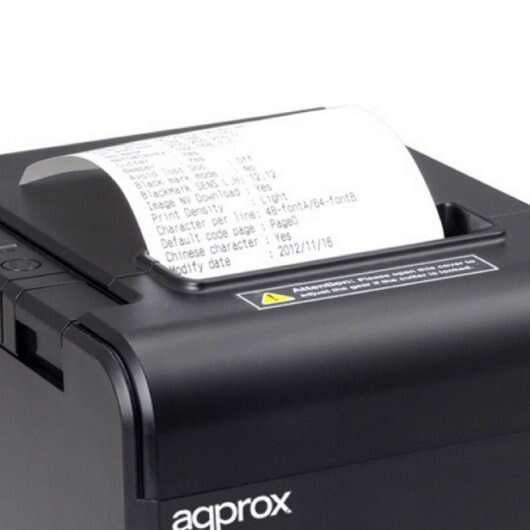 Approx Stampante Termica per Ricevute - Risoluzione 203dpi - Velocità 200mm/s - USB, RS232 e RJ11 - Taglio Automatico e Manuale