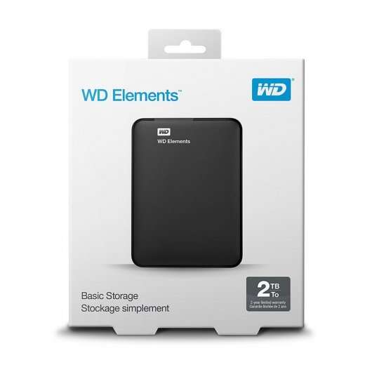WD Elements Disco Duro Externo 2.5" 2TB USB 3.0