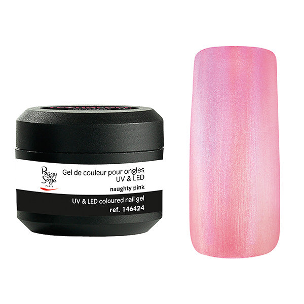 PEGGY SAGE  GEL UV&LED COLORATO PER UNGHIE NAUGHTY PINK 5G