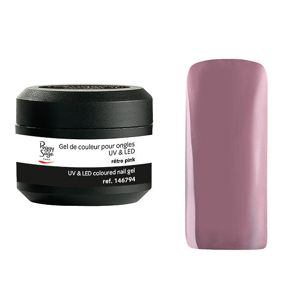 PEGGY SAGE  GEL UV&LED COLORATO PER UNGHIE RETRO PINK 5G