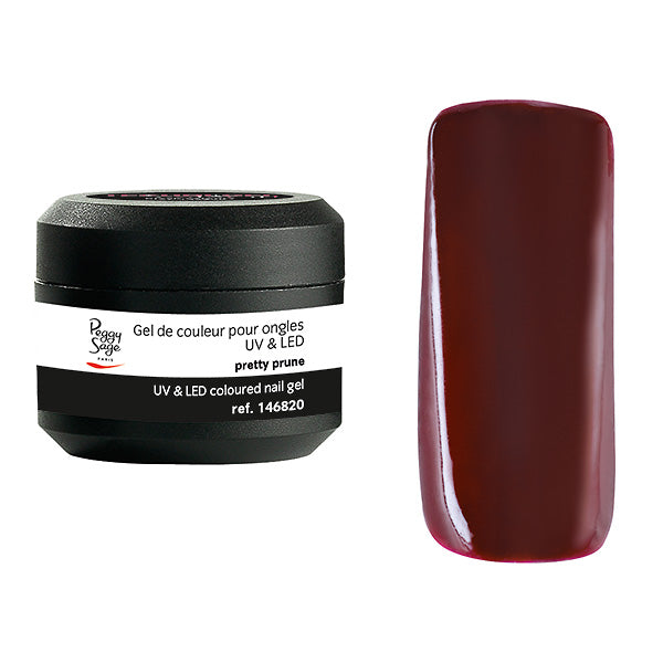 PEGGY SAGE  GEL UV&LED COLORATO PER UNGHIE PRETTY PRUNE 5G