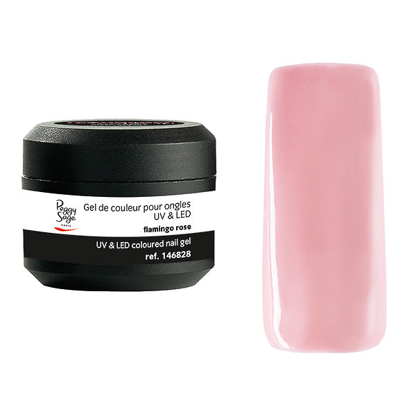 PEGGY SAGE  GEL UV ELEDCOLORATO PER UNGHIE FLAMINGO ROSE 5G