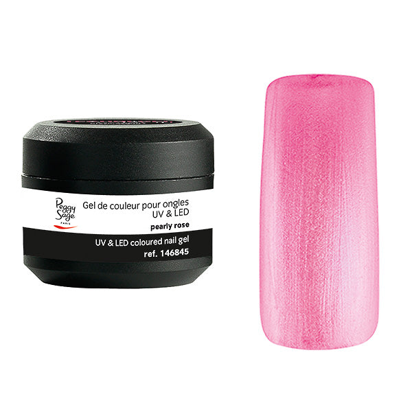 PEGGY SAGE  GEL UV ELED COLORATO PER UNGHIE PEARLY ROSE 5G