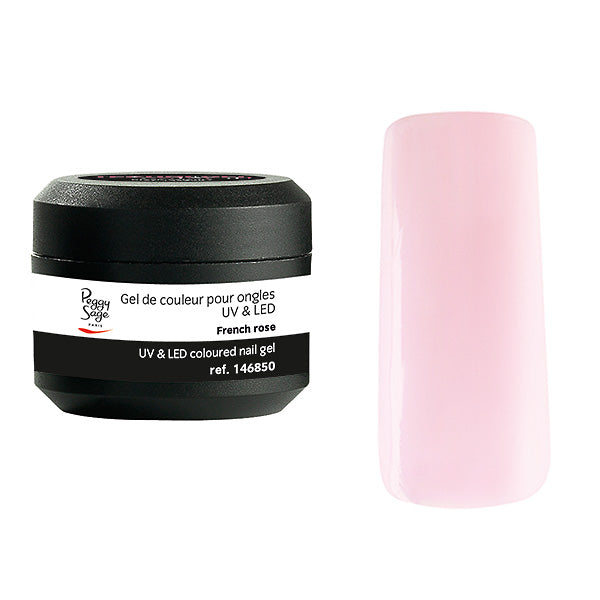 PEGGY SAGE  GEL UV&LED COLORATO PER UNGHIE FRENCH ROSE 5G