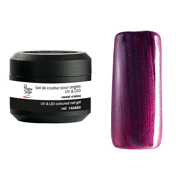 PEGGY SAGE  GEL UV&LED COLORATO PER UNGHIE SWEET VIOLINE 5G