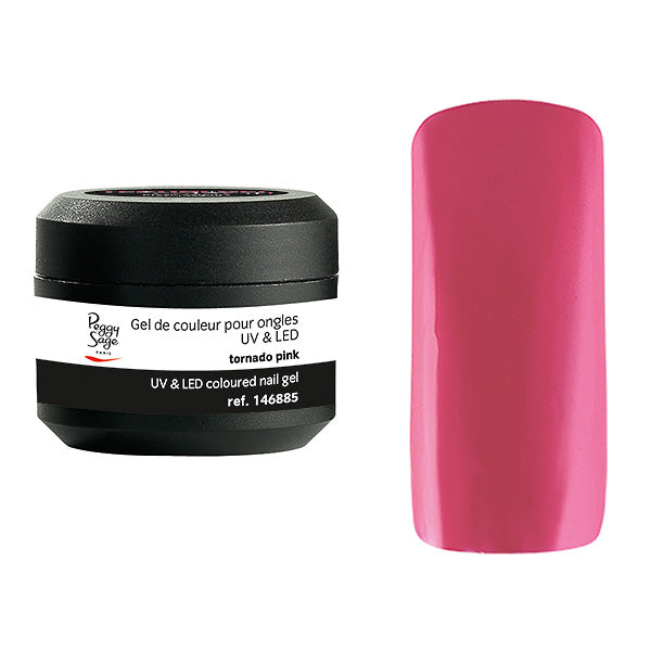 PEGGY SAGE  GEL UV&LED COLORATO PER UNGHIE TORNADO PINK 5G