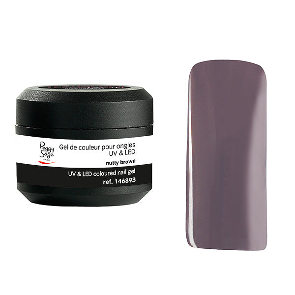 PEGGY SAGE  GEL UV ELEDCOLORATO PER UNGHIE NUTTY BROWN 5G