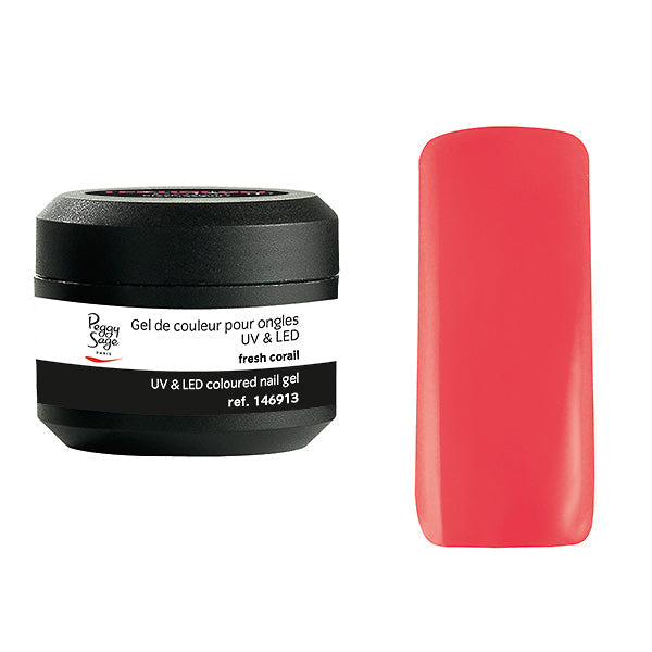 Peggy Sage  Gel Uv&Led Colorato Per Unghie Fresh Corail 5g