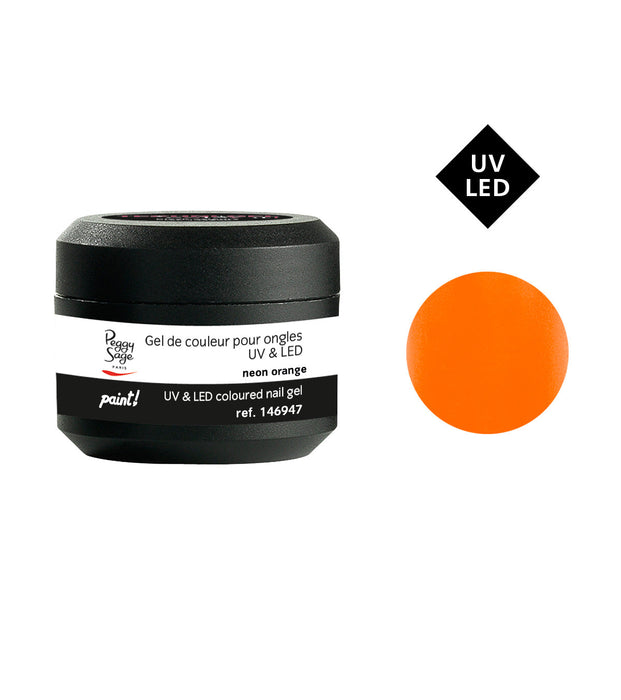 PEGGY SAGE  GEL COLORATO PER UNGHIE UV&LED NEON ORANGE 5G
