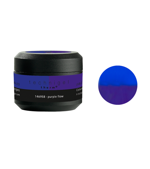 PEGGY SAGE  GEL COLORATO PER UNGHIE UV&LED THERMO PURPLE FLOW 5G
