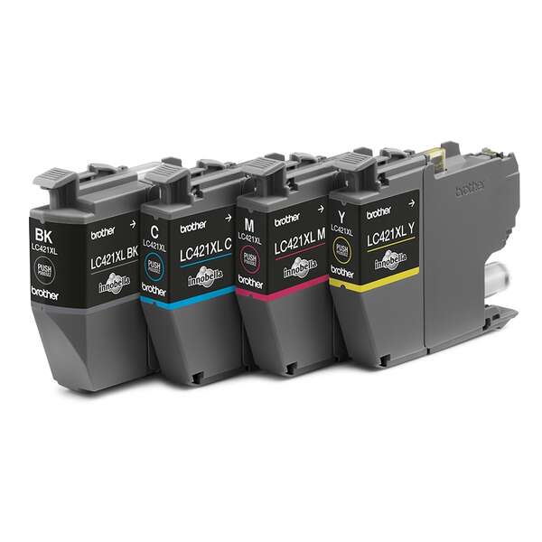 Brother LC421XL Confezione 4 Cartucce d'Inchiostro Originali - LC421XLVAL