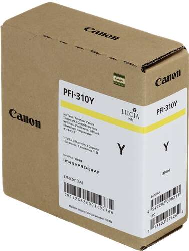 Canon PFI310 Giallo Cartuccia d'Inchiostro Originale - 2362C001/PFI-310Y
