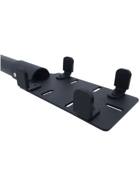 Approx Supporto per Pos con Braccio Estensibile - Lunghezza 40cm - Zona Gommata e Clip di Bloccaggio - Gestione Cavi