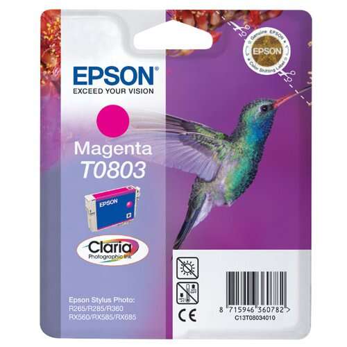Epson T0803 Magenta Cartuccia di Inchiostro Originale - C13T08034011