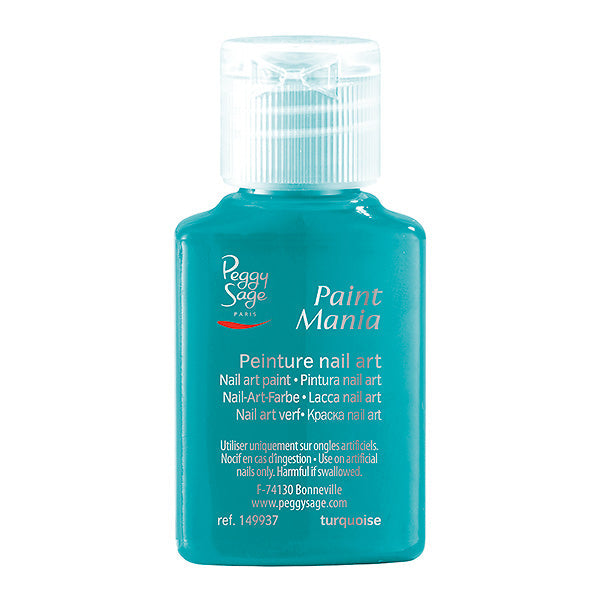 PEGGY SAGE  LACCA NAIL ART PAINT MANIA TURQUOISE 25ML