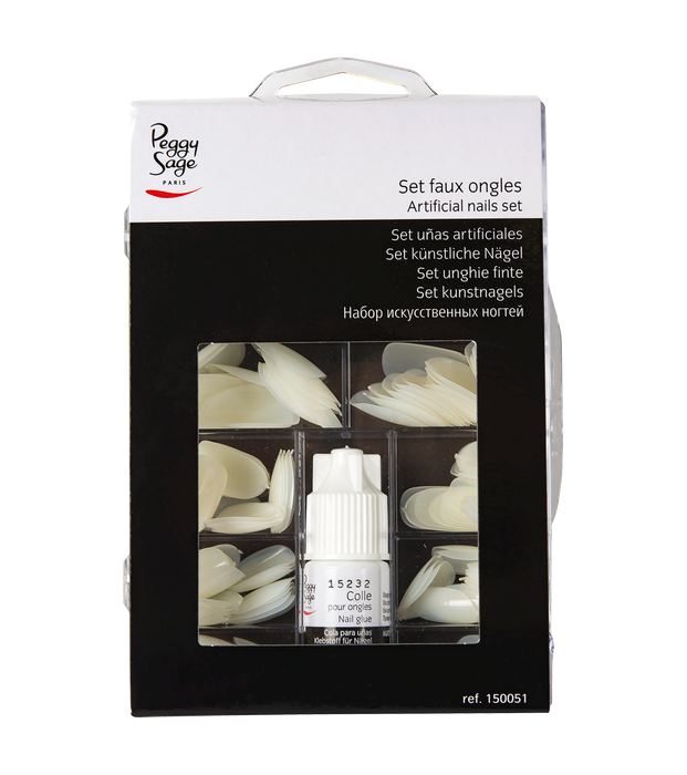 PEGGY SAGE  SET 200 UNGHIE FINTE + COLLA