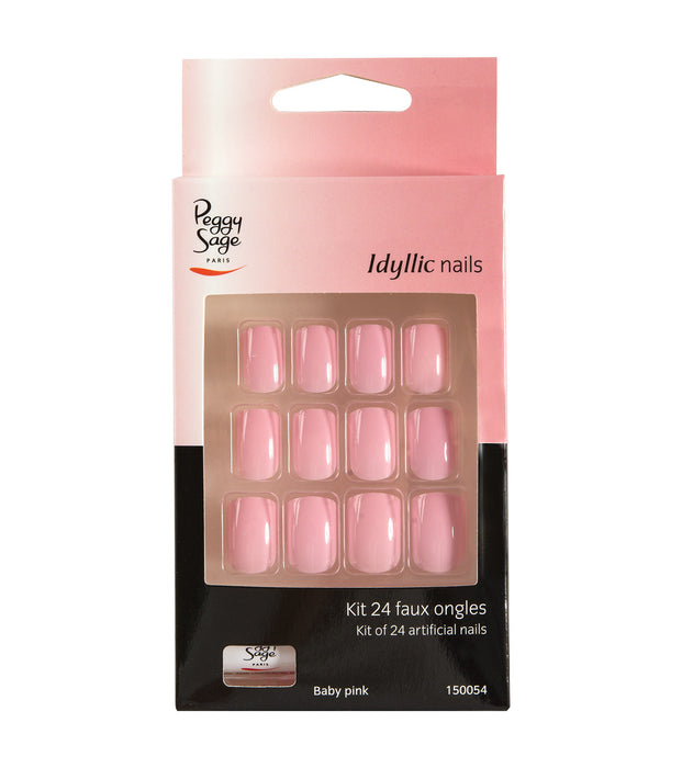 PEGGY SAGE  SET 24 UNGHIE FINTE IDYLLIC NAILS - BABY PINK