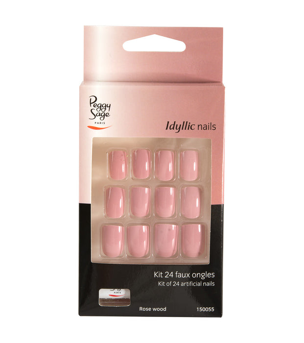 PEGGY SAGE  SET 24 UNGHIE FINTE IDYLLIC NAILS - ROSE WOOD