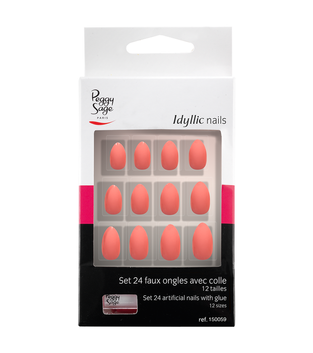PEGGY SAGE  SET 24 UNGHIE FINTE IDYLLIC NAILS - PINK STILETTO