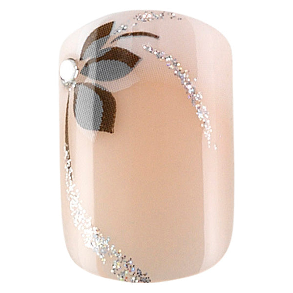 PEGGY SAGE  SET 24 UNGHIE FINTE IDYLLIC NAILS  SHINY FLOWERS