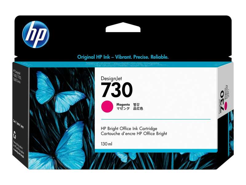 HP 730 Magenta Cartuccia d'Inchiostro Originale - P2V63A