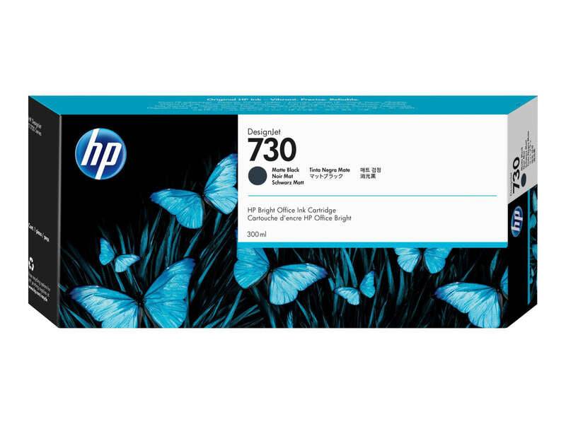 HP 730 Nero Opaco Cartuccia d'Inchiostro Originale - P2V71A